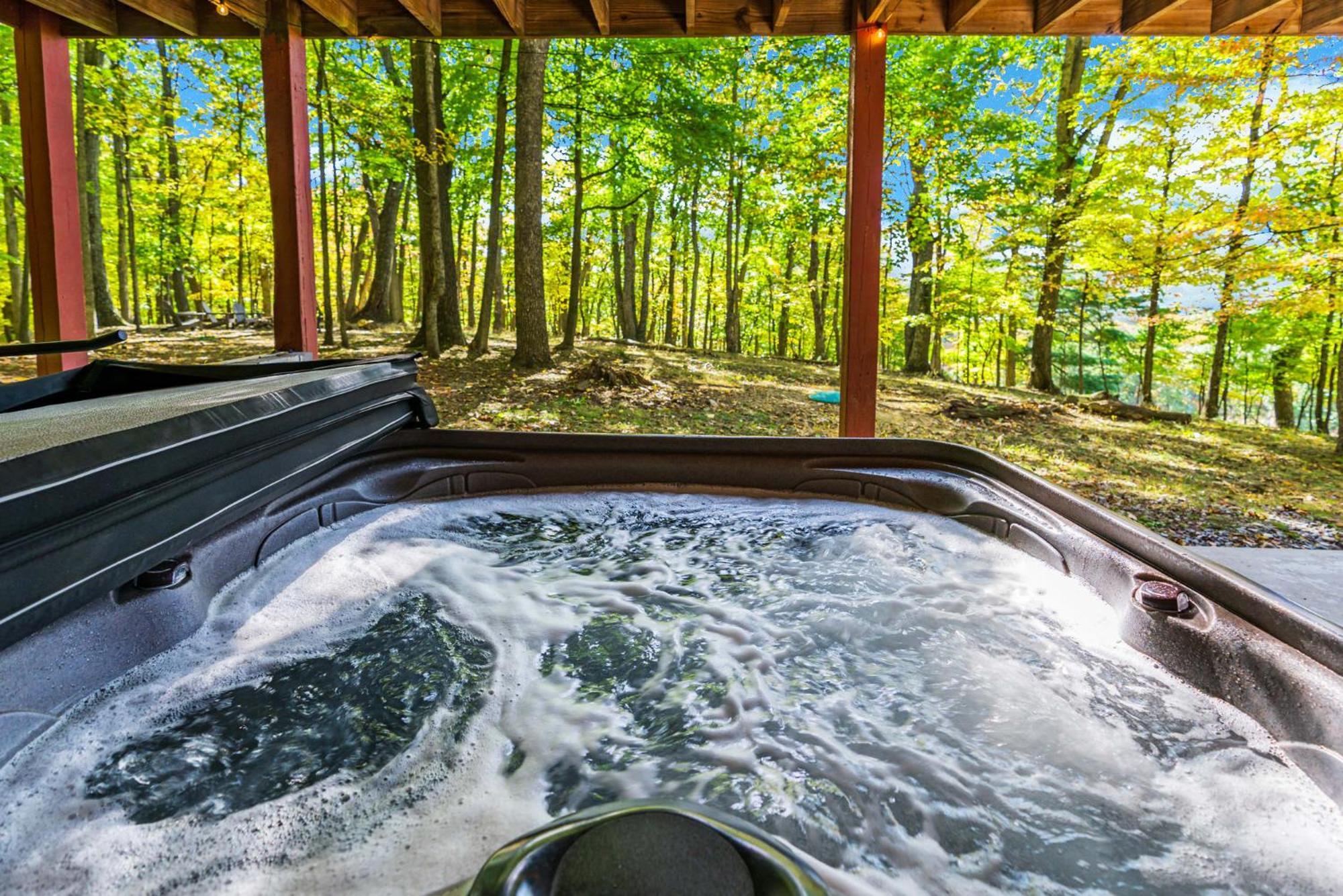 Hot Tub, Large Deck, Wifi, Fire Pit At Chalet Cabin Morton Grove Extérieur photo